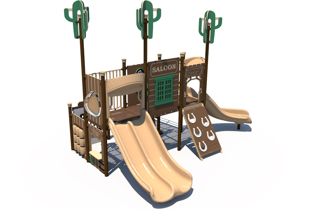 OVERVIEW - Western Themed Playground | Ages 2 to 5 | All People Can Play