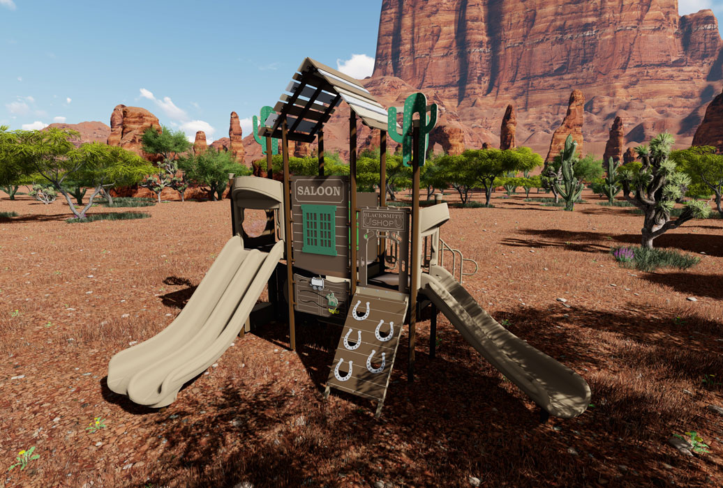 Desert Render - Western Themed Playground | Ages 2 to 5 | All People Can Play