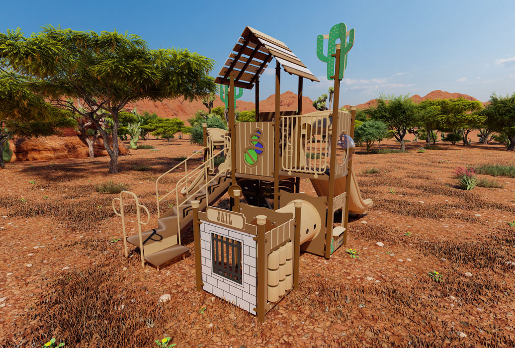 Desert Render - Western Themed Playground | Ages 2 to 5 | All People Can Play