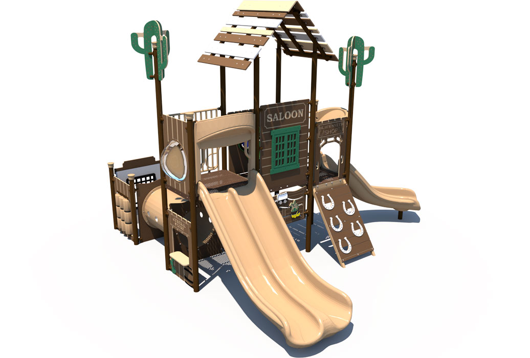 Overview - Western Themed Playground | Ages 2 to 5 | All People Can Play