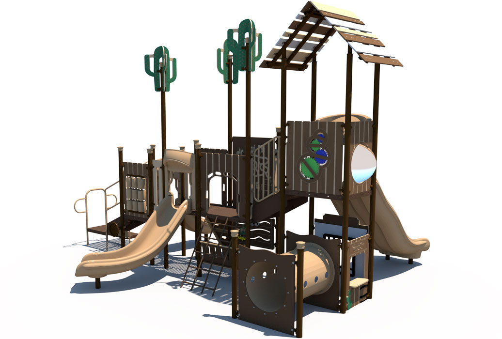 REAR - Western Themed Playground | Ages 2 to 12 | All People Can Play