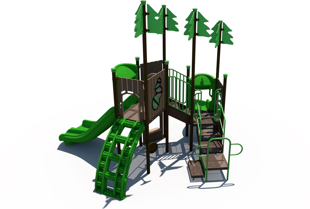 Rear - Nature Themed Playground | Ages 2 to 12 | All People Can Play