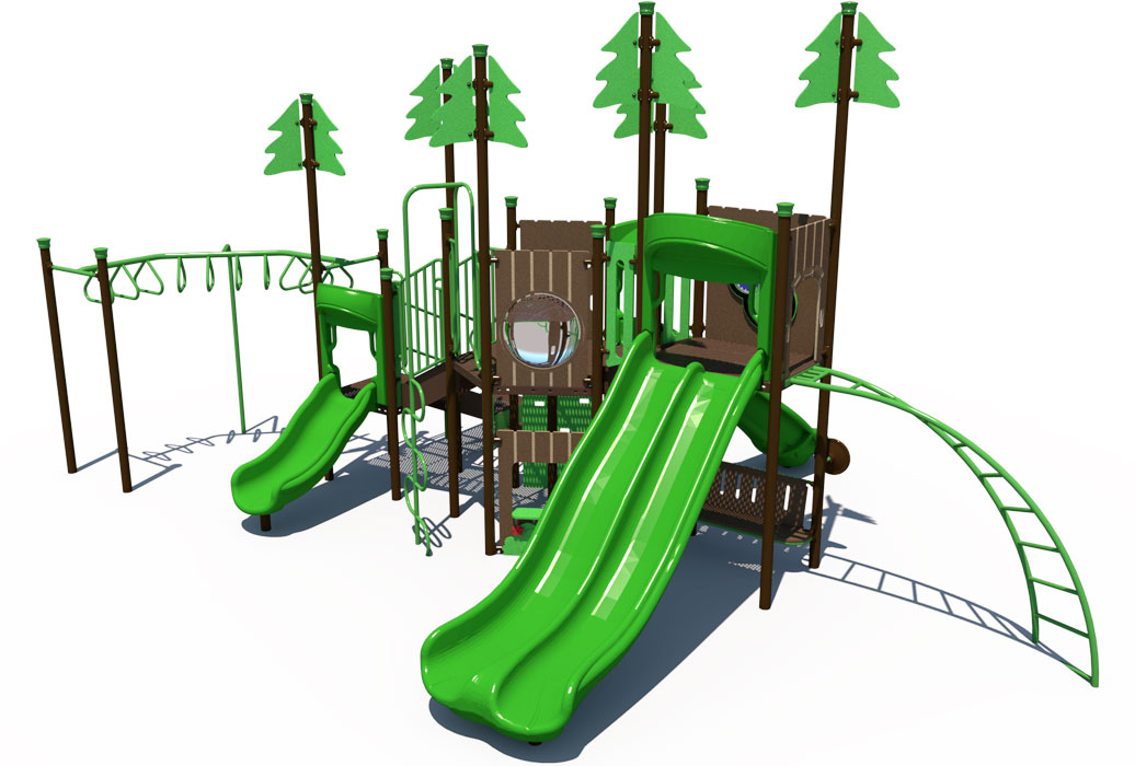 Front - Nature Themed Playground | Ages 5 to 12 | All People Can Play
