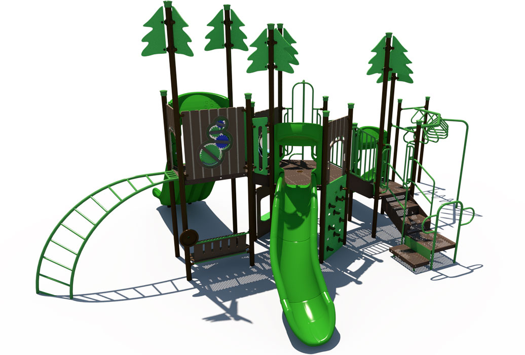 Rear - Nature Themed Playground | Ages 5 to 12 | All People Can Play