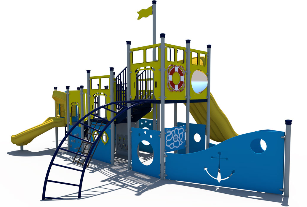 Front - Nautical Themed Playground | Ages 5 to 12 | All People Can Play