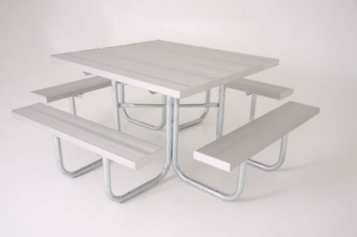 48" Square Aluminum Table