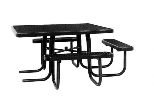 46" Square ADA Expanded Metal Picnic Table