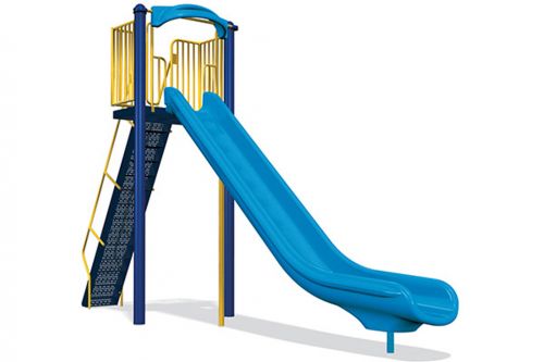 8' Single Velocity Freestanding Slide - Independent Play Products - All People Can Play