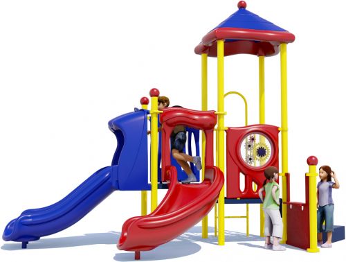 Emoji Play Structure | Primary Colors | Front View