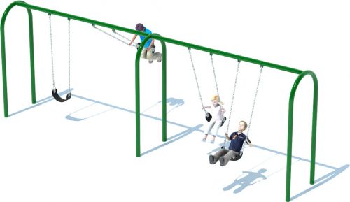 Arch 3.5" Swing Set Frame | Commercial Playground Equipment