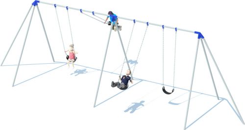 2 Bay 10' Tri-pod Swing Set | Swing Sets | American Parks Company