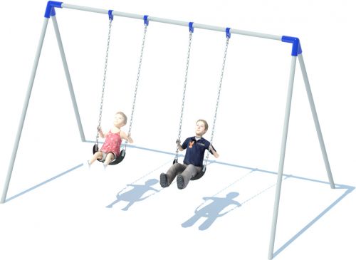 Bi-pod Swing Set | Playground Equipment | American Parks Company