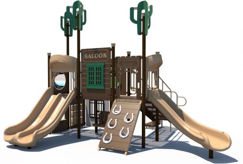 FRONT - Western Themed Playground | Ages 2 to 5 | All People Can Play