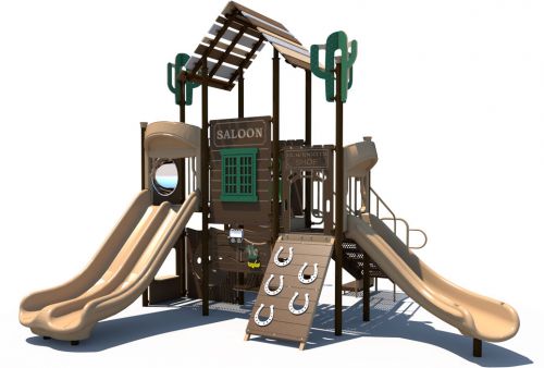 FRONT - Western Themed Playground | Ages 2 to 5 | All People Can Play