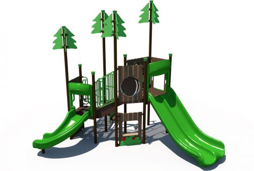 Front - Nature Themed Playground | Ages 2 to 12 | All People Can Play