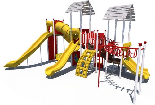 Front - Farm Themed Playground | Ages 2 to 12 | All People Can Play