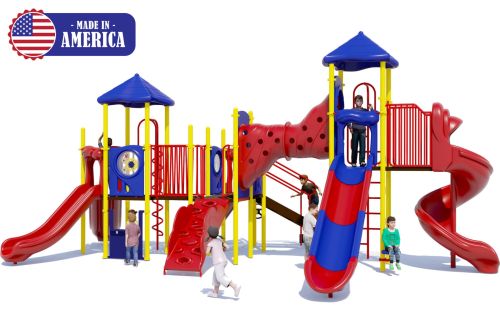 Front View - Made In USA Playground
