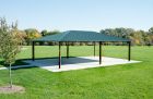 Single Tier Rectangle Steel Shelter