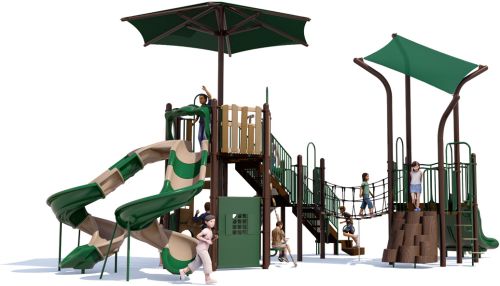 The Habitat - Natural Colors | All People Can Play Commercial Play Structures