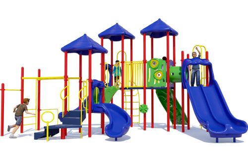 Groovy Gang Playground | Playful Colors | Front View