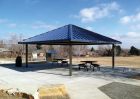 Single Tier Square Steel Shelter