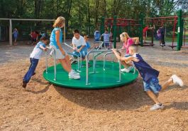 Landscape Structures Merry Go Round Park Equipment Ten-Foot