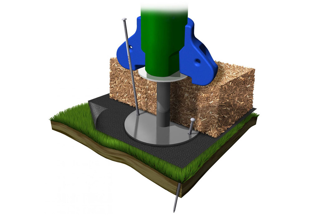 DC Ground Spike Mount Option