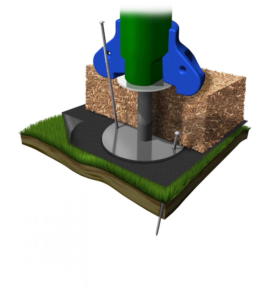 DC Ground Spike Mounting Option