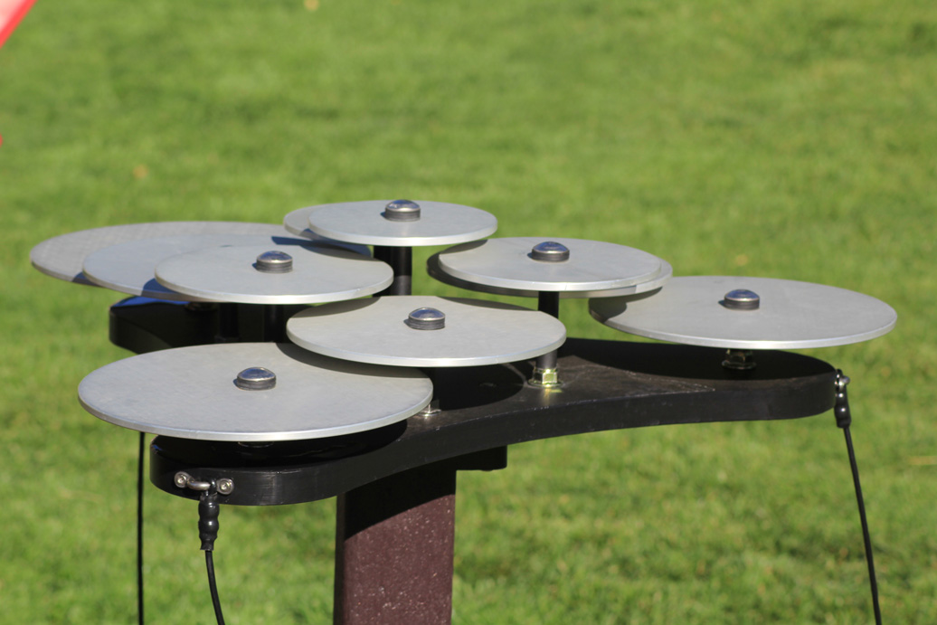 Lilypad Cymbals - Outdoor Musical Instruments - All People Can Play