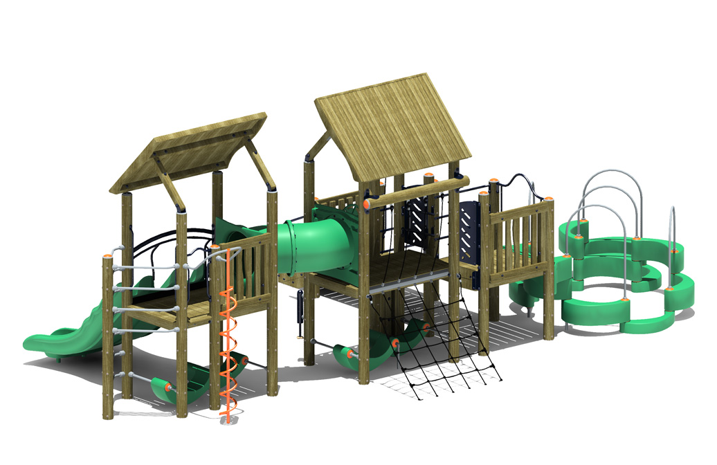 commercial playground equipment - unity - 3D View