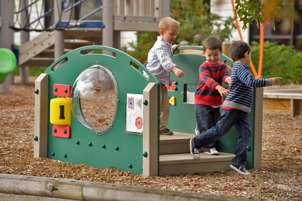 Kinder Crossing - Recycled Material Playground Equipment - All People Can Play