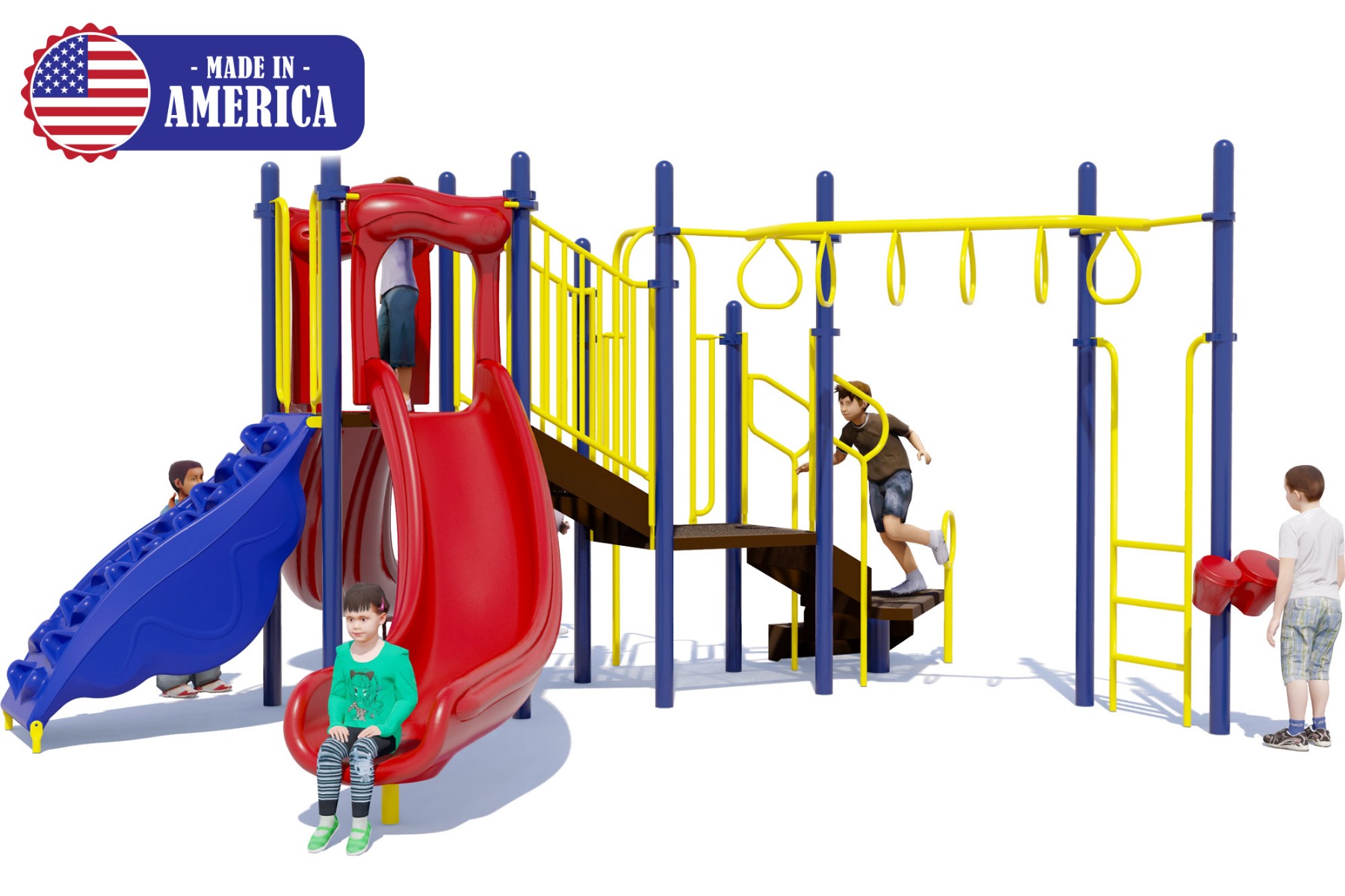 Monkey Biz - Made in USA Playground - Front