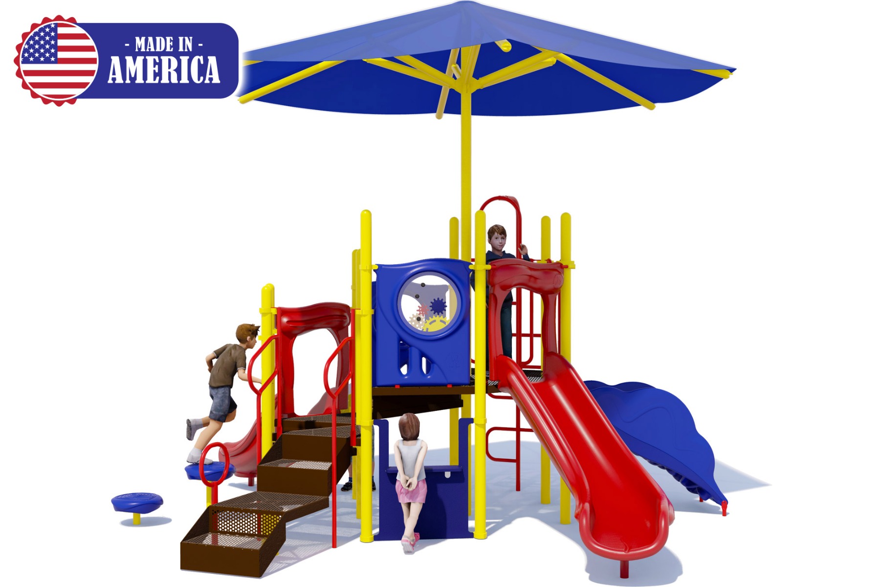 Play in the Shade - Value Boss - Made in USA Playground - Front View
