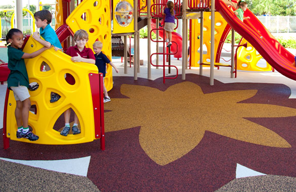 Poured in Place Rubber Safety Surfacing - Commercial Playground Equipment - All People Can Play