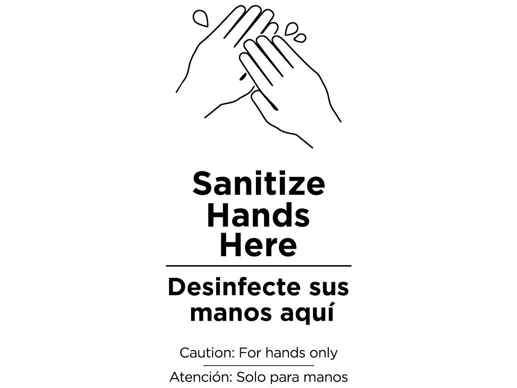 Hand Sanitizer Station Sign - All People Can Play