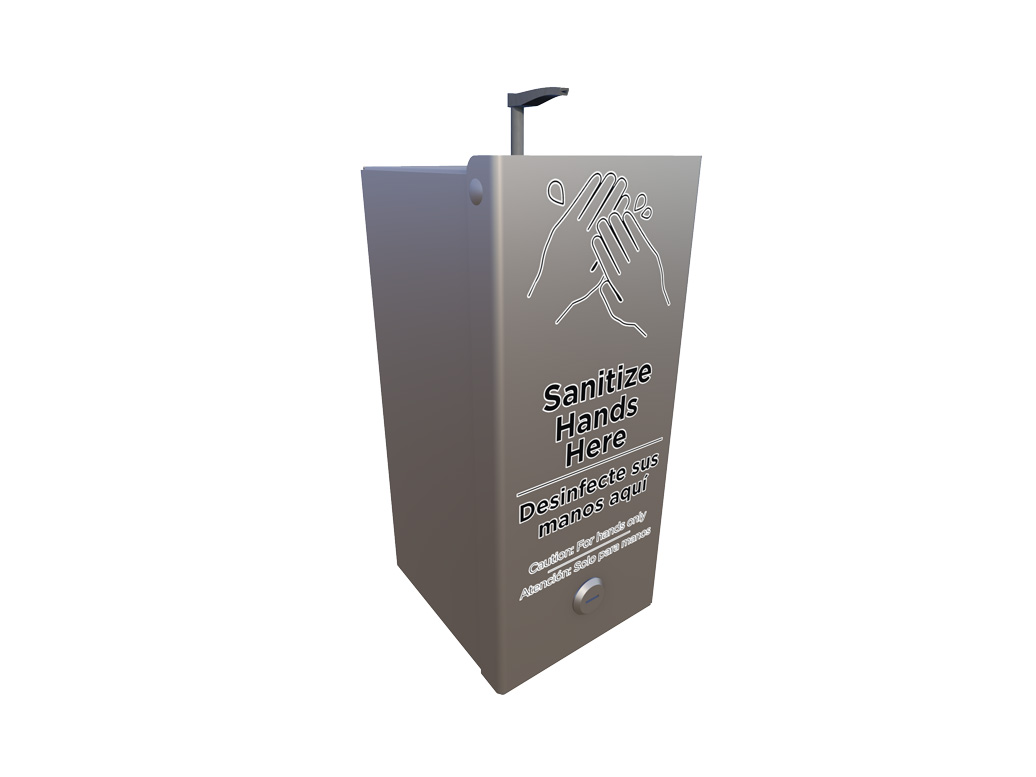 Small Sanitizer Station Add-on - Park Equipment - All People Can Play