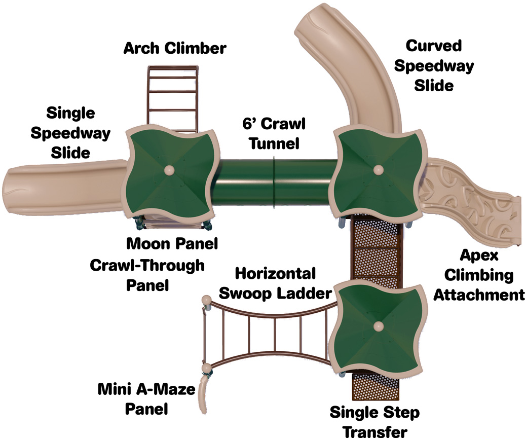 Mario Maze Playground | Natural | Top 