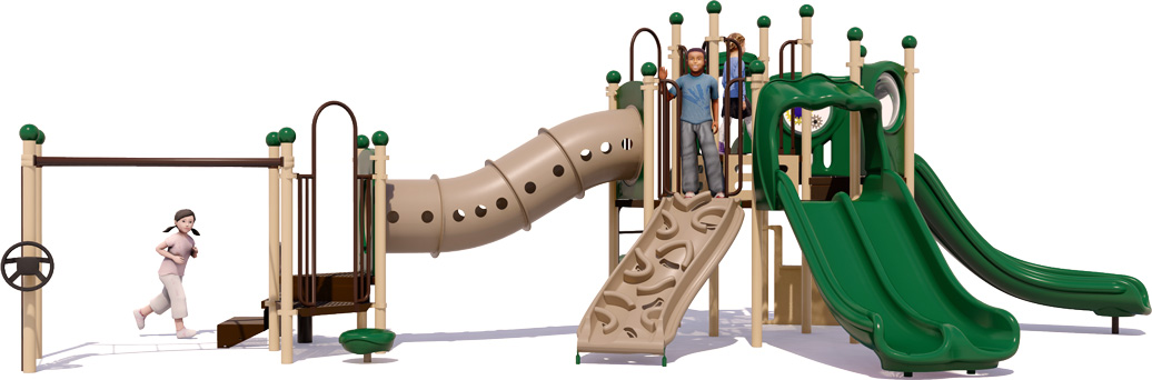 Fun Factory Playground | Natural Colors | Front View