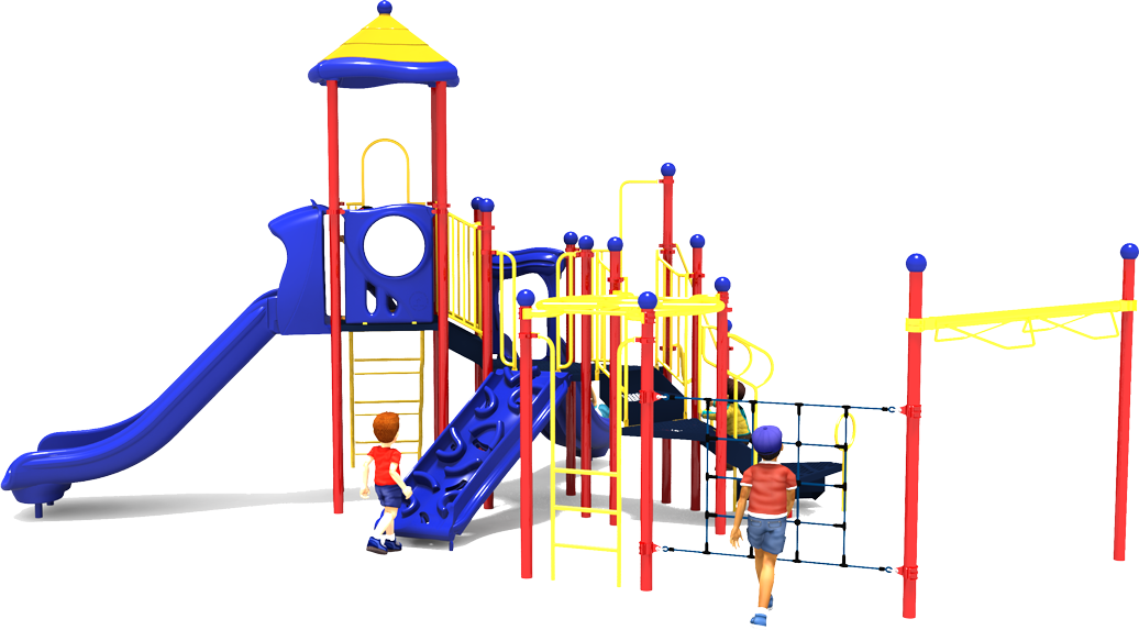 Thunder Hill - Primary - Back | All People Can Play Commercial Playground Equipment