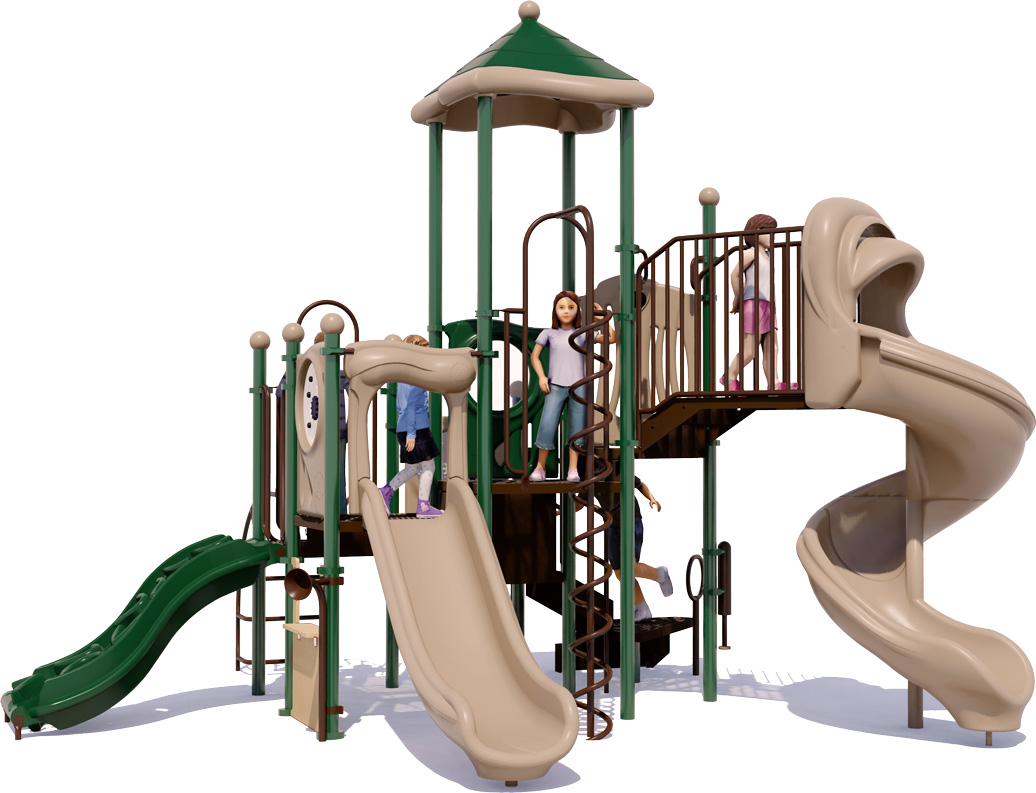 Level Up Play Structure | Front View | All People Can Play