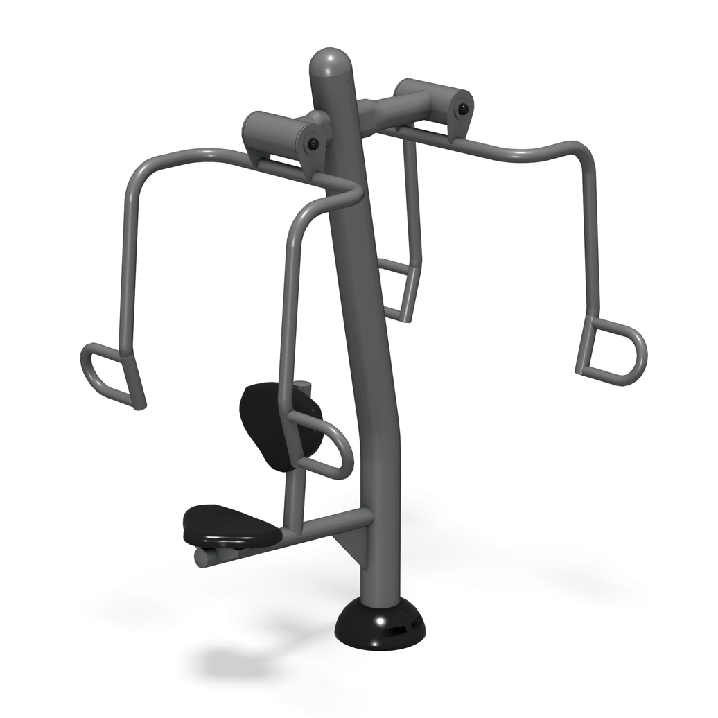 Accessible Vertical Press- Outdoor Fitness Equipment - All People Can Play