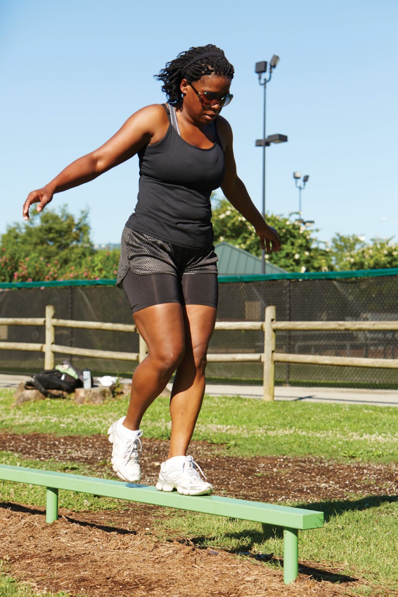 balance beam - outdoor fitness equipment