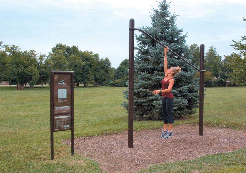 high jump station - outdoor fitness equipment