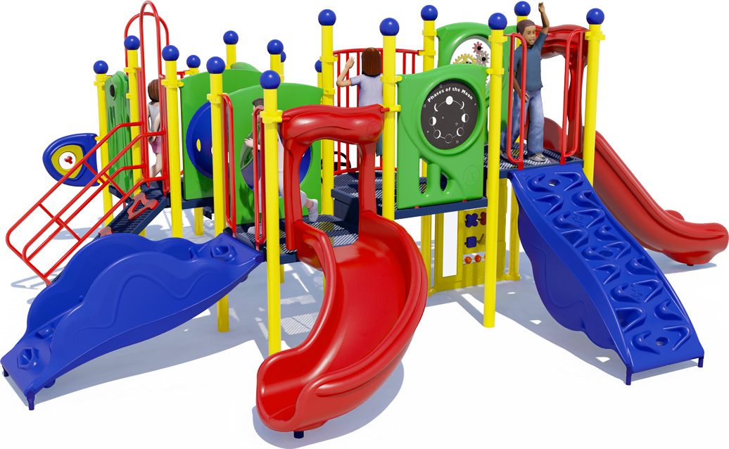 Jungle Jamboree Playground | Playful Colors | Front View
