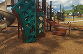 photo of wood fiber playground safety surface
